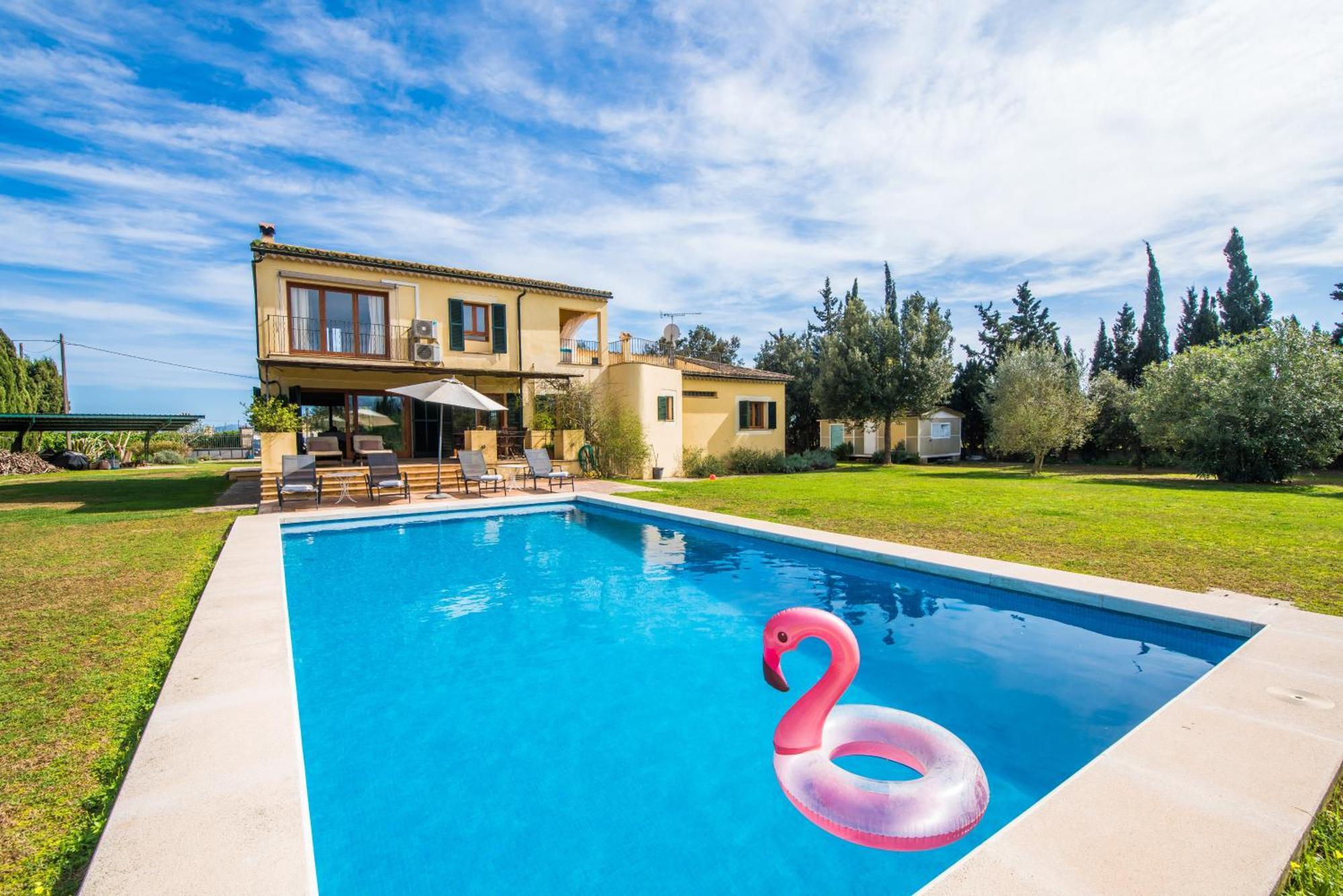 Traumhafte Finca Son Senyor - Mit Pferdekoppel Villa Sa Pobla Kültér fotó