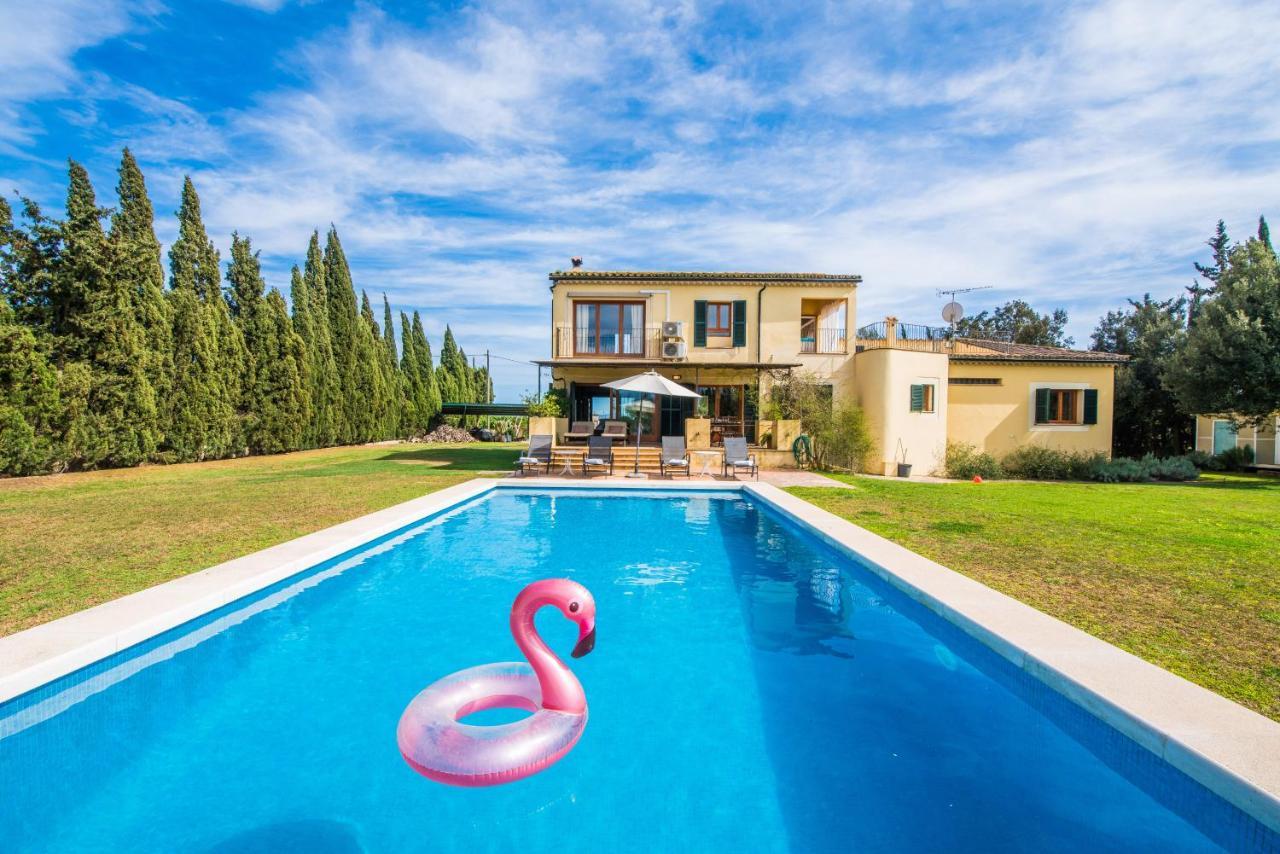 Traumhafte Finca Son Senyor - Mit Pferdekoppel Villa Sa Pobla Kültér fotó