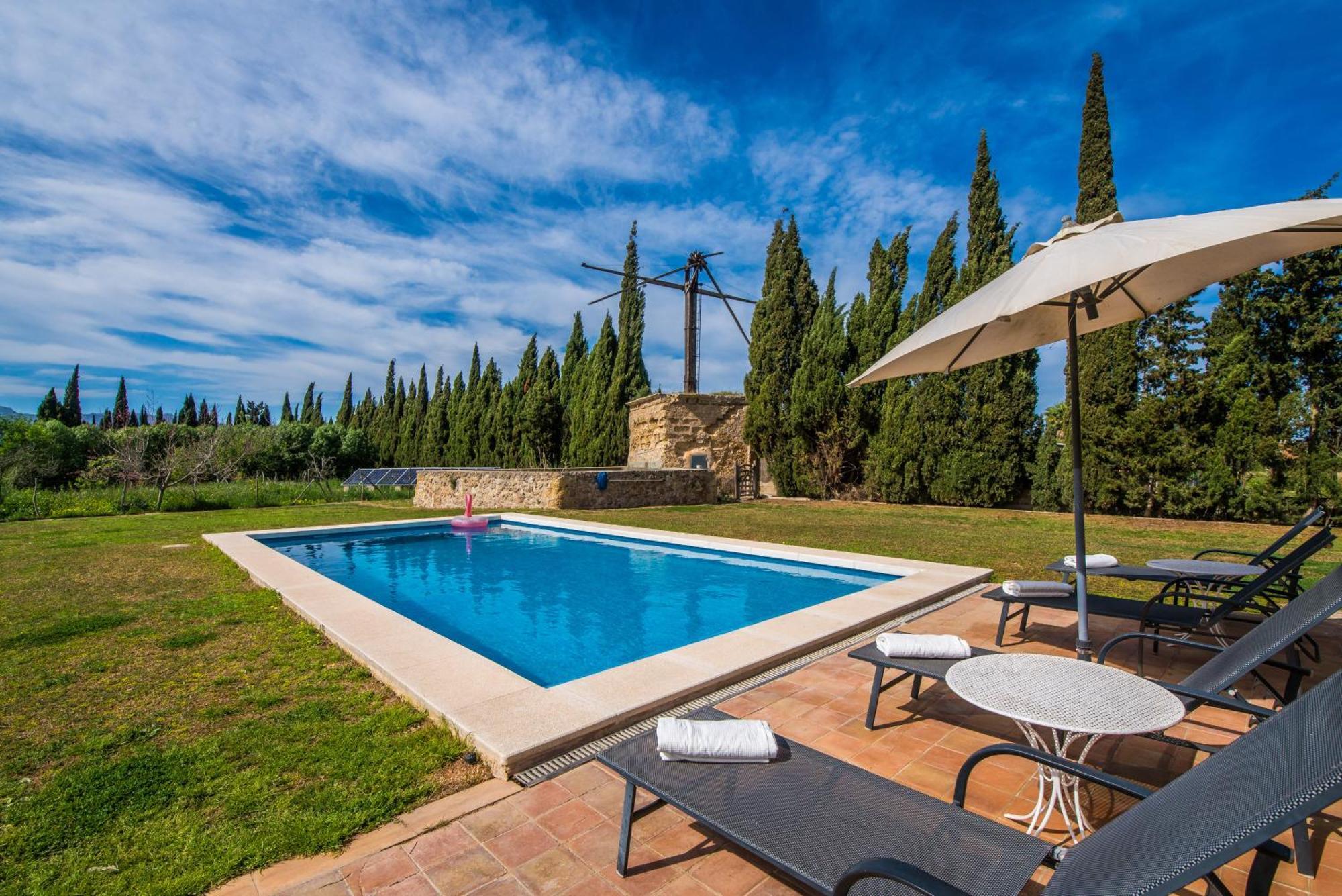 Traumhafte Finca Son Senyor - Mit Pferdekoppel Villa Sa Pobla Kültér fotó