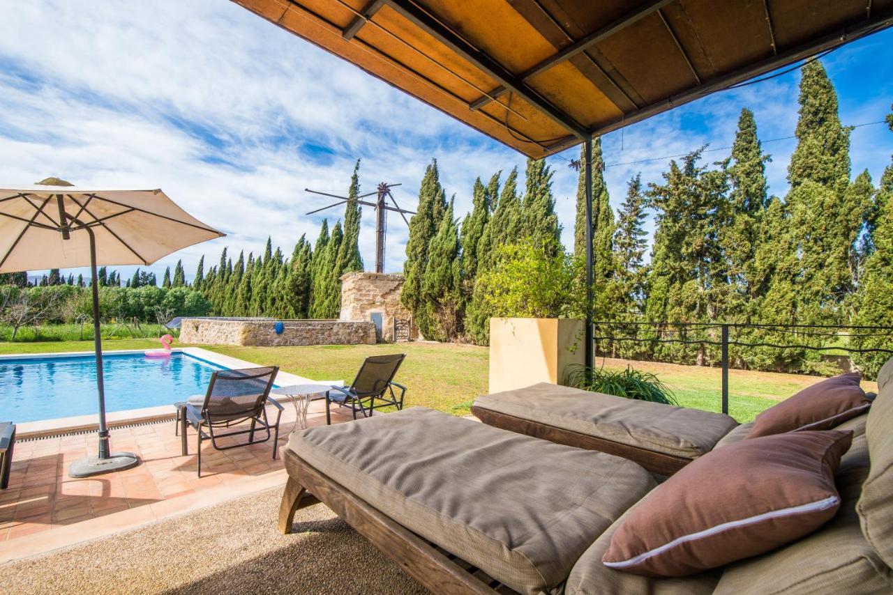 Traumhafte Finca Son Senyor - Mit Pferdekoppel Villa Sa Pobla Kültér fotó
