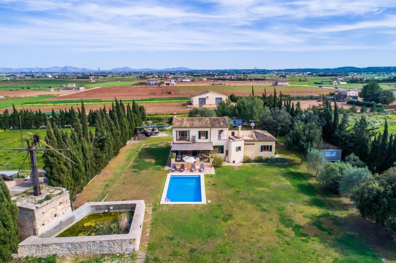 Traumhafte Finca Son Senyor - Mit Pferdekoppel Villa Sa Pobla Kültér fotó