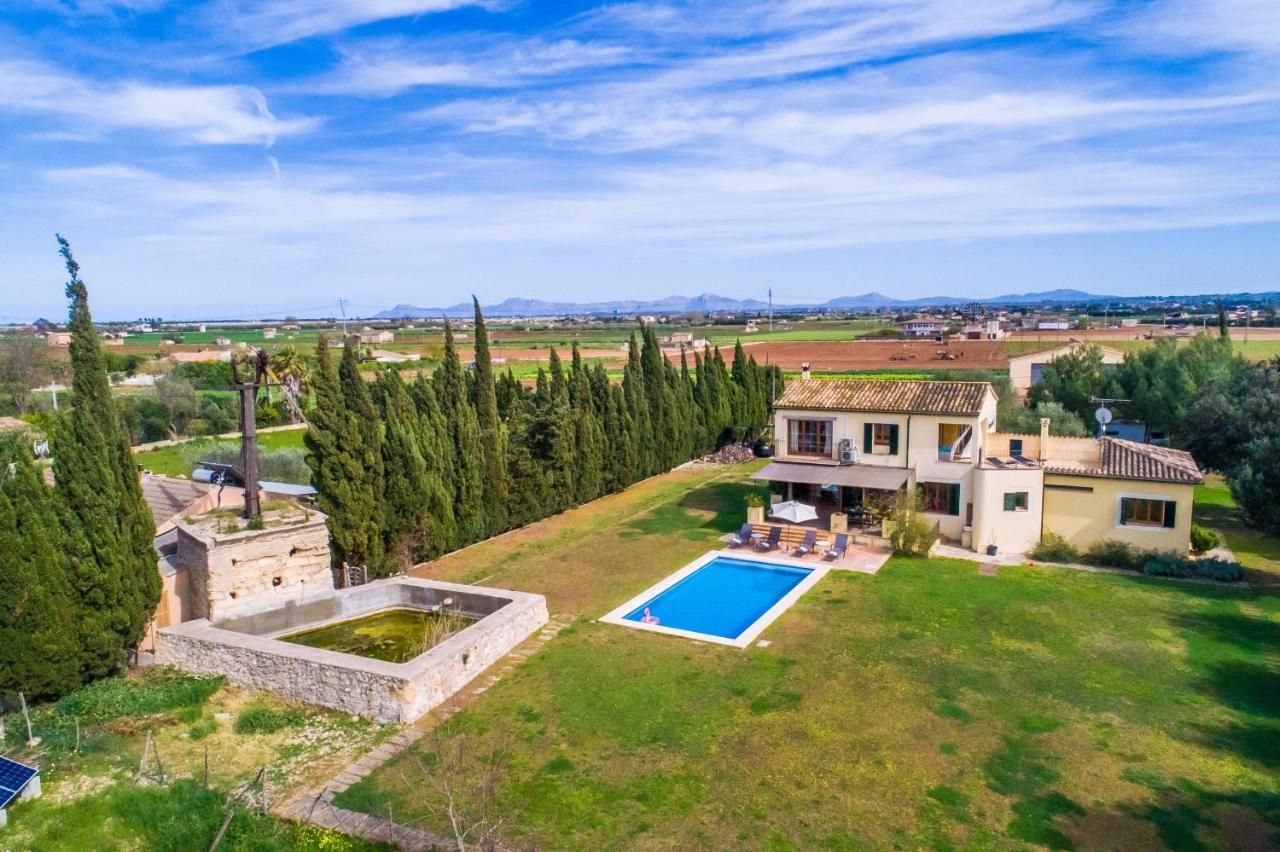 Traumhafte Finca Son Senyor - Mit Pferdekoppel Villa Sa Pobla Kültér fotó