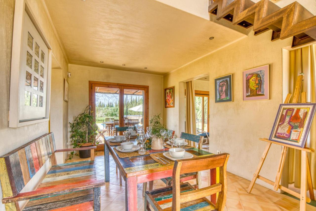 Traumhafte Finca Son Senyor - Mit Pferdekoppel Villa Sa Pobla Kültér fotó